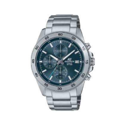 Casio Edifice EFR-526D-2AV Silver Stainless Steel Band Men Watch